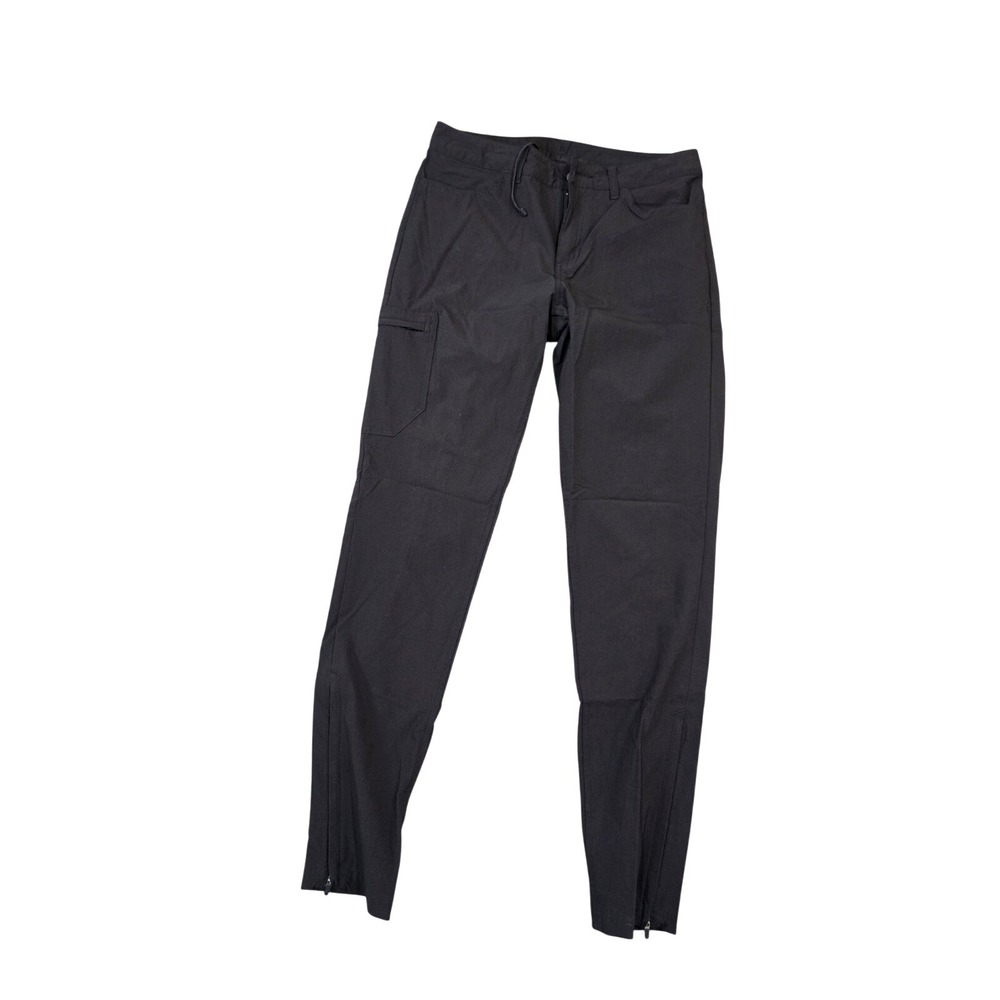 Patagonia Black Nylon Elastane Zipper Drawstring Pocket Pants for Women